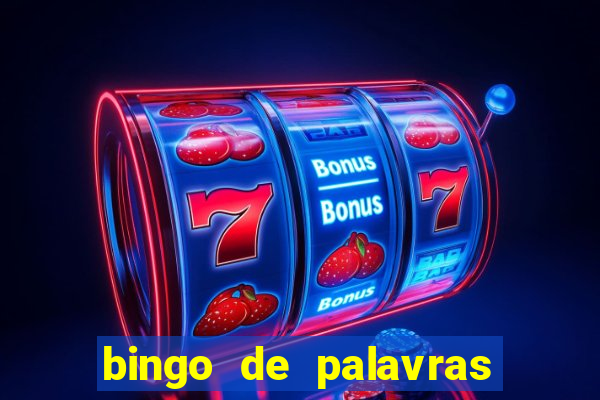 bingo de palavras cha de bebe